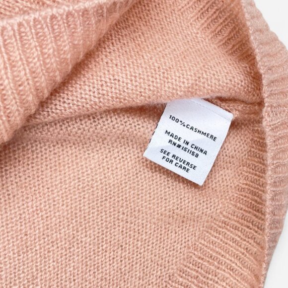 525 Women's X-Small Pink Cashmere Sweater Short Sleeve Crew Neck Size XS - Picture 6 of 7
